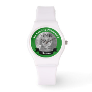 In Loving Memory Of Green Photo Watch