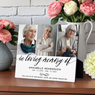 In Loving Memory Of Memorial Photo Collage Plaque