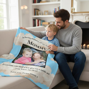In loving memory of mommy memorial Fleece Blanket
