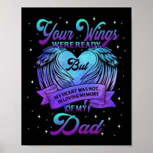 In Loving Memory Of My Dad Suicide Prevention Awar Poster