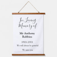 In Loving memory of name funeral memory keepsake