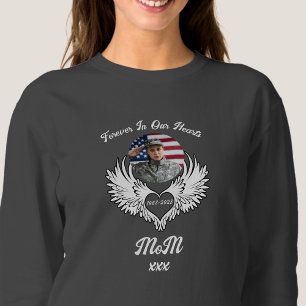 In Loving Memory of Veteran Mum Photo Sweatshirt