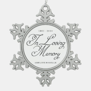 In Loving Memory Ornament Keepsake