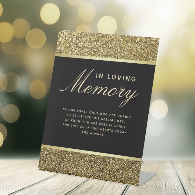 In Loving Memory Pedestal Sign (Creator Uploaded)