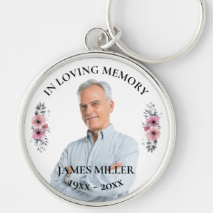 In Loving Memory. Personalise Photo Keychain