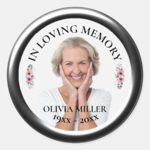 IN LOVING MEMORY. Personalise Photo Sticker
