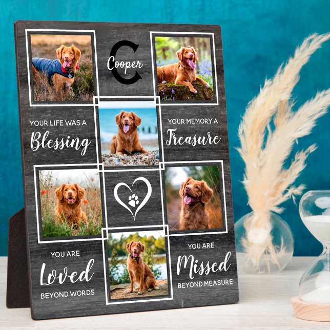 In Loving Memory Personalised Pet Photo Memorial Plaque (Creator Uploaded)