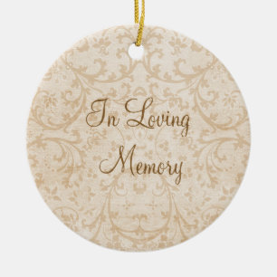 In Loving Memory Personalised Photo Memorial Ceramic Tree Decoration