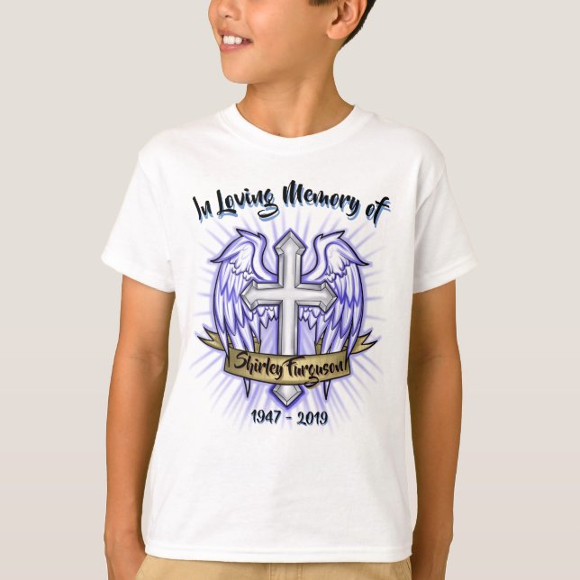 In loving memory personalised  T-Shirt (Front)