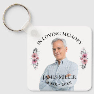 In Loving Memory. Personalize Photo Keychain