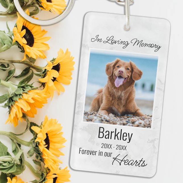 In Loving Memory Pet Loss Dog Pet Memorial Key Ring (Creator Uploaded)