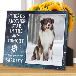 In Loving Memory Pet Loss Photo Dog Memorial Plaque