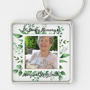 In Loving Memory PHOTO Bereavement Loss Memorial Key Ring