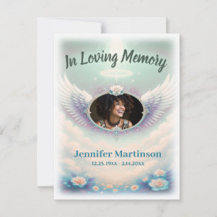 In Loving Memory Photo Card