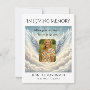 In Loving Memory Photo Card