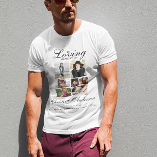In Loving Memory Photo Collage Memorial T-Shirt