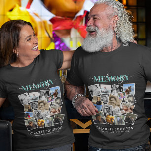 In Loving Memory Photo Collage Memorial T-Shirt