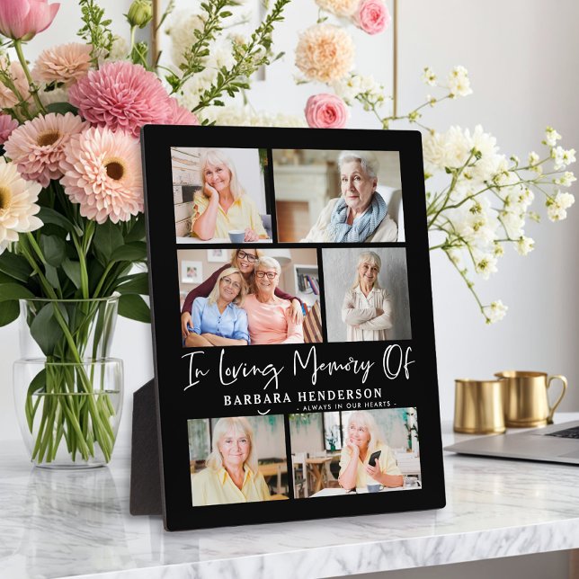 In Loving Memory Photo Collage Plaque (Creator Uploaded)