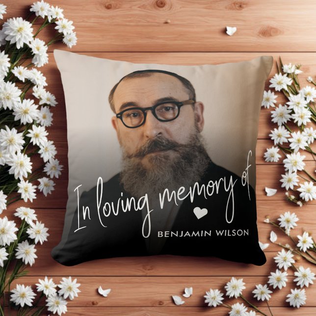 In Loving Memory Photo Cushion (Creator Uploaded)