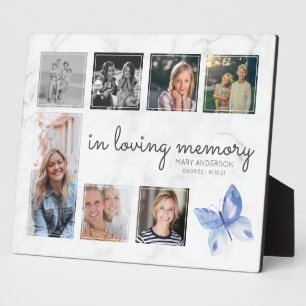 In Loving Memory Photo Family Memorial Plaque