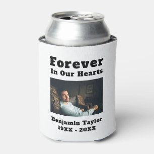 In Loving Memory Photo Forever In Our Hearts Text Can Cooler