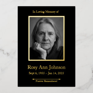 In Loving Memory Photo Funeral 