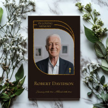 In Loving Memory Photo Funeral Memorial Custom