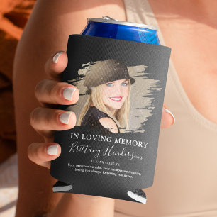 In Loving Memory   Photo Memorial Can Cooler
