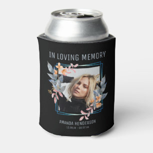 In Loving Memory   Photo Memorial Can Cooler