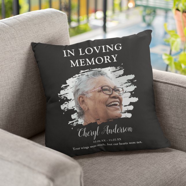 In Loving Memory | Photo Memorial Cushion (Creator Uploaded)
