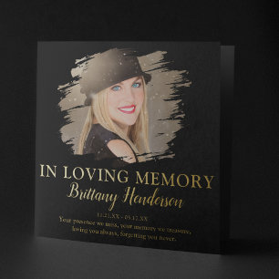In Loving Memory Photo Memorial Foil Prints