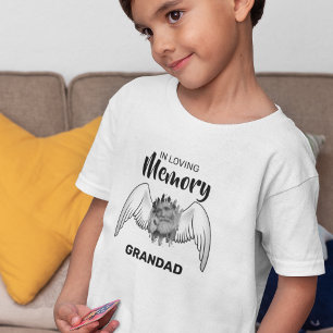 In Loving Memory   Photo Memorial   Grandad Toddler T-Shirt
