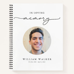 In Loving Memory Photo Memorial Guest Book