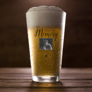 In Loving Memory   Photo Memorial Service Glass