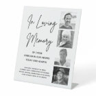 In Loving Memory Photo & Names Wedding Memorial