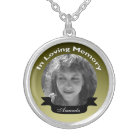 In Loving Memory Photo Necklace
