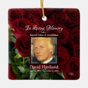 In Loving Memory Photo Ornament HAMbWG