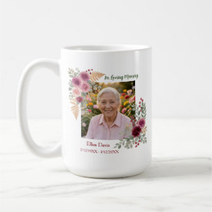 In Loving Memory Photo & Poem Cardinal Coffee Mug