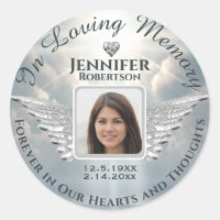 In Loving Memory Photo Silver