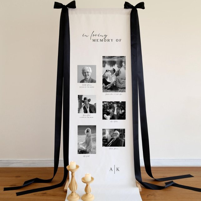 In Loving Memory Photo Wedding Display Wedding Mem Banner (Creator Uploaded)