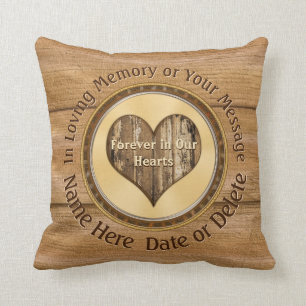 In Loving Memory Pillows Personalised for Him
