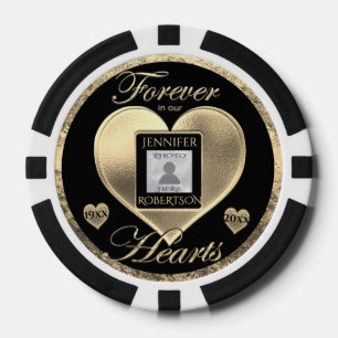 In Loving Memory Pocket Photo Remembrance Poker Chips