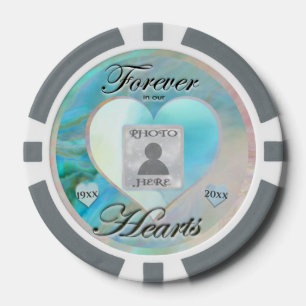 In Loving Memory Pocket Photo Remembrance Poker Chips