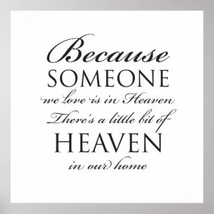 In Loving Memory Print Memorial Remembrance Sign