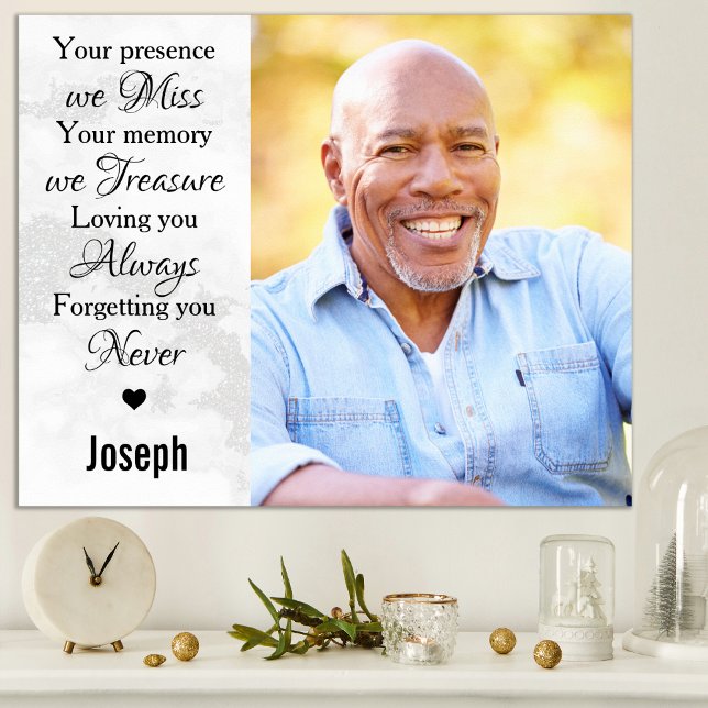 In Loving Memory Remembrance Memorial Photo Poster (Creator Uploaded)