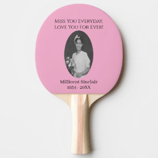 In Loving Memory - Remembrance Ping Pong Paddle