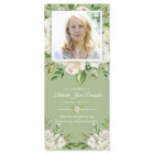 In Loving Memory Roses Funeral Thank You Card