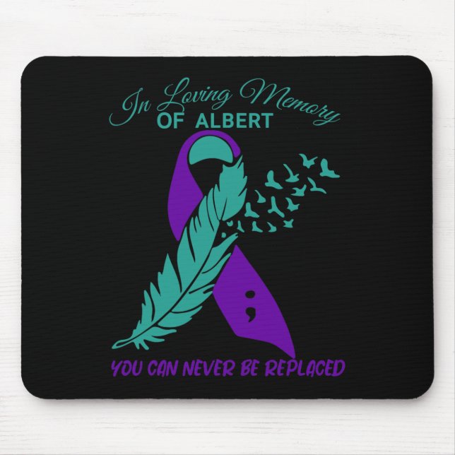In Loving Memory Suicide Prevention Awareness  Mouse Mat (Front)