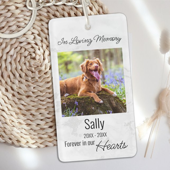 In Loving Memory - Sympathy Pet Loss Dog Memorial Key Ring (Creator Uploaded)