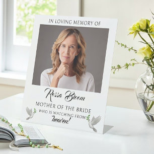 In Loving Memory Wedding Reserved Memorial  Pedestal Sign